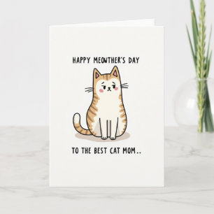 Grumpy Cat Mothers Day Best Mom Card