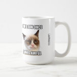 Grumpy Cat™ Mug - "I had fun once. It was awful."<br><div class="desc">The original Grumpy Cat™ meme "I had fun once. It was awful." is printed on this mug.</div>