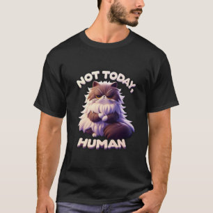 Grumpy Cat “Not Today, Human” Funny T-Shirt