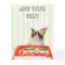 Grumpy Cat Party Greeting Card - Customizable
