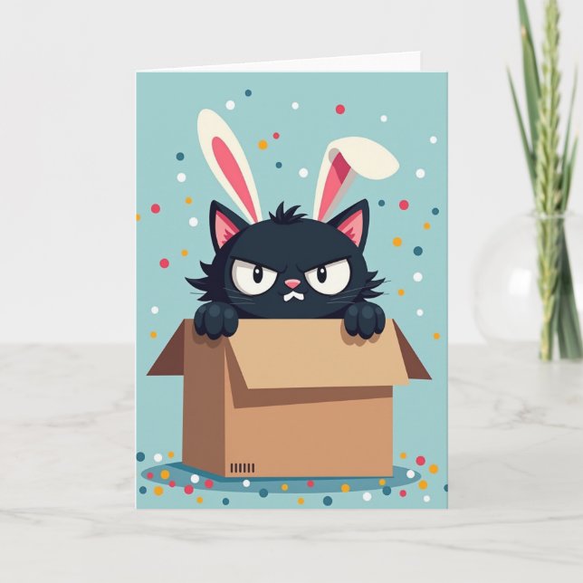 Grumpy Cat Party Time Card (Front)