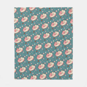 GRUMPY CAT PIXEL ART PATTERN DESIGN BABY BLANKET