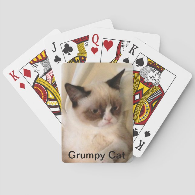 Grumpy Cat Playing Cards (Back)