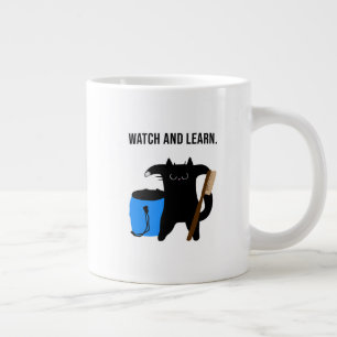 Grumpy Cat Teaches Climbing Collection Large Coffee Mug