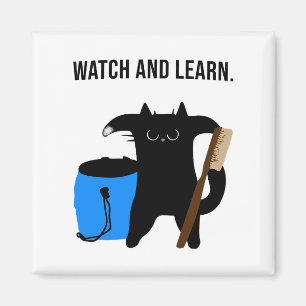 Grumpy Cat Teaches Climbing Collection Magnet