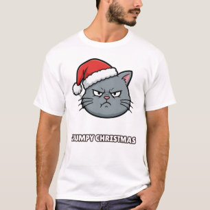Grumpy Christmas – Funny Cat Holiday T-Shirt