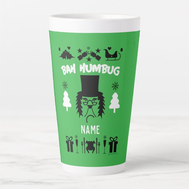 Grumpy Christmas      Latte Mug (Front)