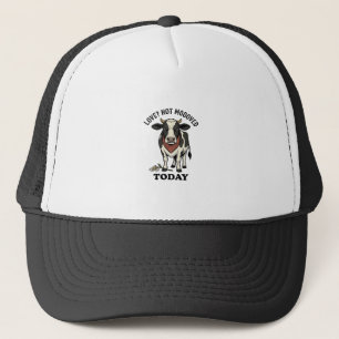Grumpy Cow Valentine Moody Farm Humour Shirt Trucker Hat