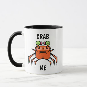 Grumpy Crab Cofee Humour Funny Mug