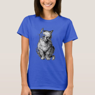 Grumpy Cute cat animal women shirt