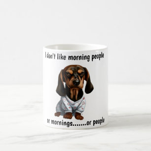 Grumpy Dachshund Coffee Mug
