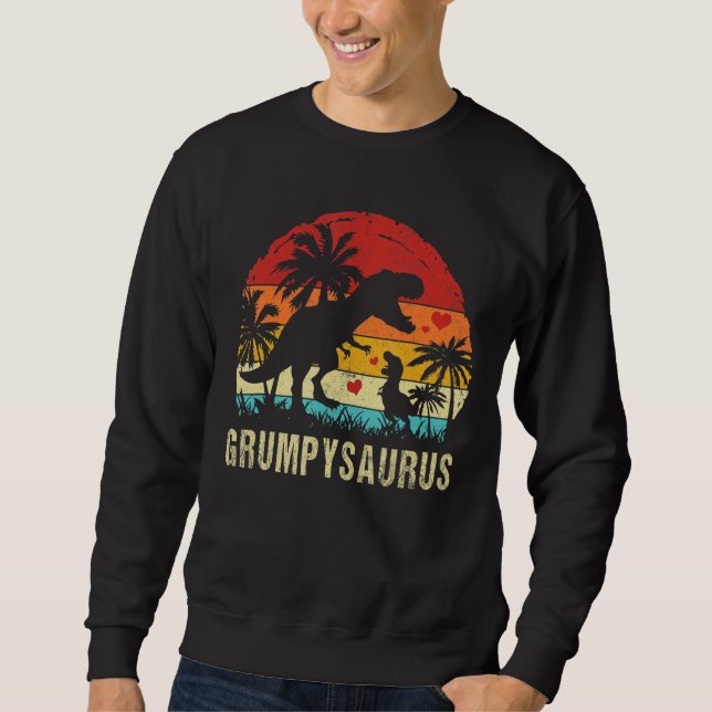Grumpy Dinosaur  Kid Grumpy Saurus 2022 Sweatshirt (Front)