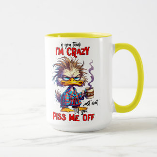 Grumpy Duck Sarcastic Coffee Quote Mug