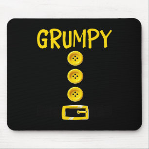 Grumpy Dwarf Halloween Costume Color Matching Grum Mouse Pad