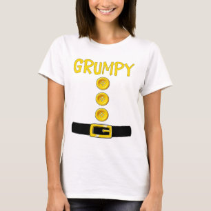 Grumpy Dwarf Halloween Costume Colour Matching Gru T-Shirt