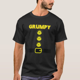 Grumpy Dwarf Halloween Costume Matching Family Fun T-Shirt