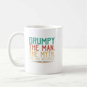 Grumpy Father's Day Gift The Man The Myth The Bad Coffee Mug