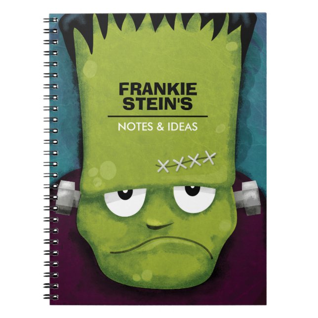 Grumpy Frankenstein's Monster Personalized Notebook (Front)