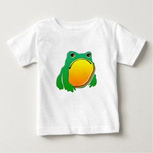Grumpy Frog drawing Japanese art by Matsumoto Hoji Baby T-Shirt
