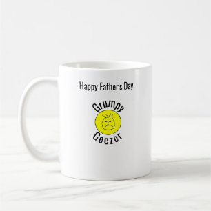 Grumpy Geezer Small curved text logo Coffee Mug