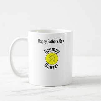 Grumpy Geezer Small curved text logo Coffee Mug