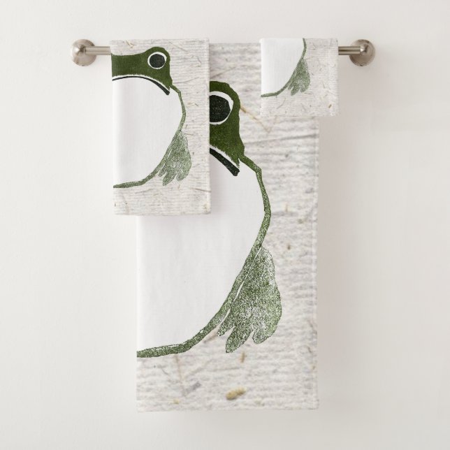 Grumpy Grenouille japonaise crapaud 19ème siècle (En situation)