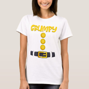 Grumpy Halloween Dwarf Costume Colour Matching T-Shirt