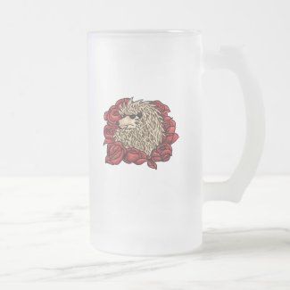 Grumpy Hedgehog Frosted Mug