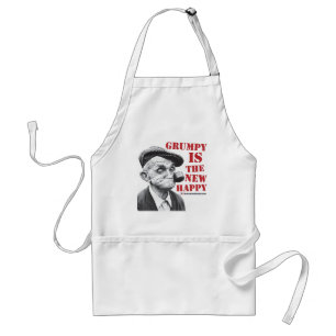 Grumpy is the new happy standard apron