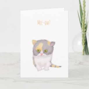Grumpy Katie kitten obtenir la carte de bien