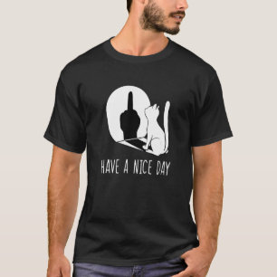 Grumpy Kitten I Hate People Sarcastic Cat Have A N T-Shirt