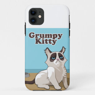 Grumpy kitty iPhone 11 case