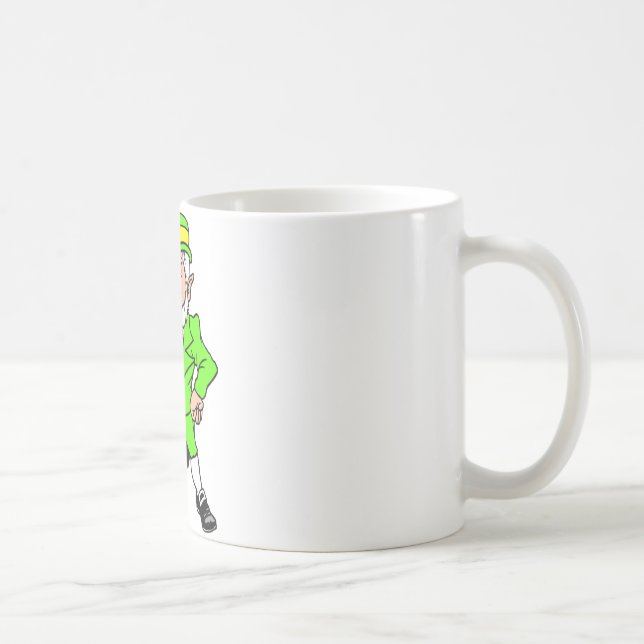 Grumpy Leprechaun Coffee Mug (Right)