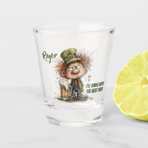 Grumpy Leprechaun Shot Glass
