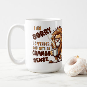 Grumpy Lion Coffee Mug – Funny Sarcastic Quote