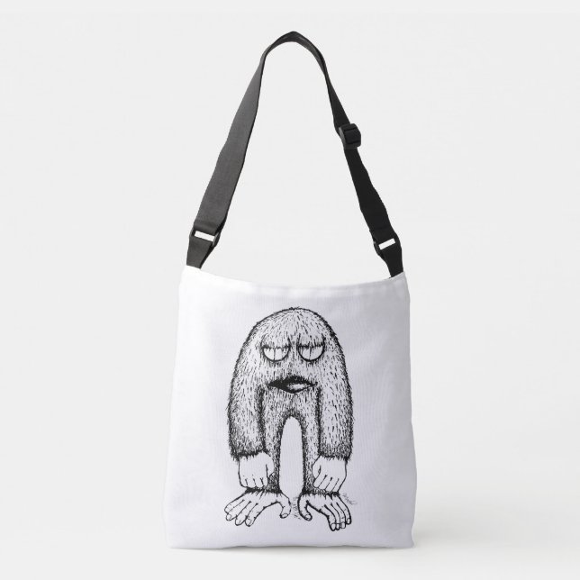Grumpy Little Monster Crossbody Vibes Bag (Front)