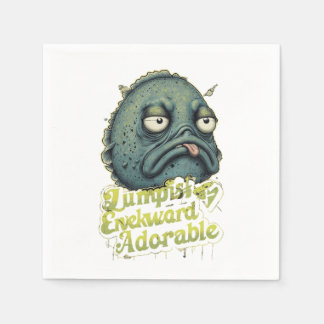 Grumpy Lumpfish Napkin Design