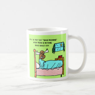 Grumpy  Moose "Good Morning"Mug - Customized Coffee Mug