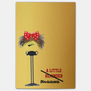 Grumpy nag post-it notes