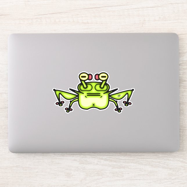 Grumpy odd frog toad v2 (Computer)