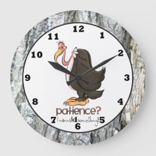 Grumpy Old Buzzard wall clock