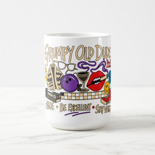 Grumpy Old Dude Gen X V.2 Coffee Mug (Center)