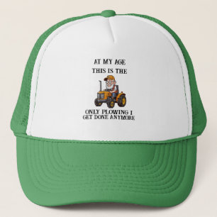 Grumpy Old Farmer Plowing Trucker Hat