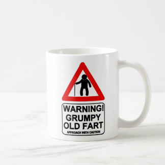 Grumpy Old Fart Mug. Warning mug for old gits.