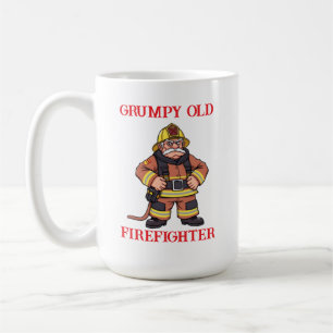 Grumpy Old Firefighter Coffee Mug