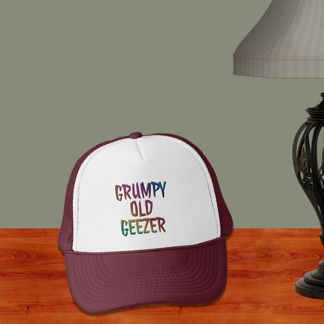 Grumpy Old Geezer Casquettes en Casquette (Créateur téléchargé)