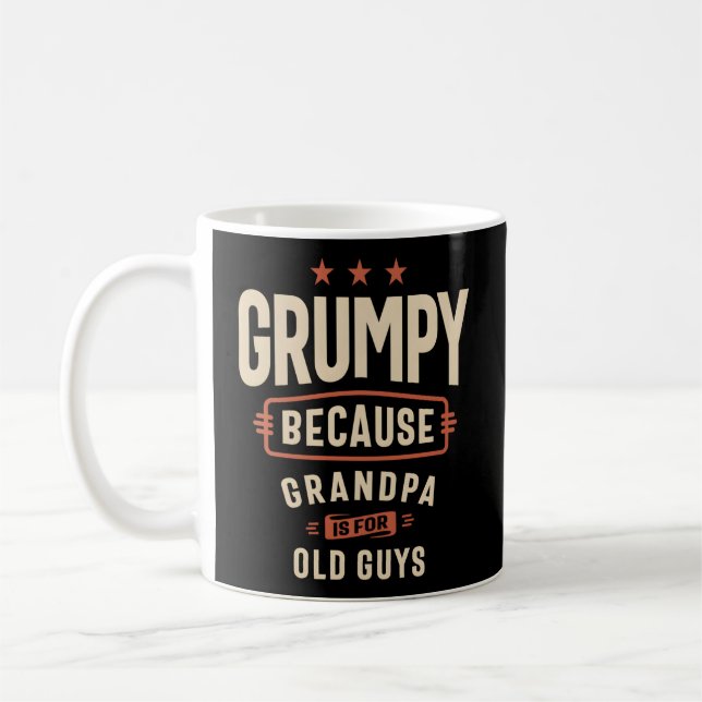 Grumpy Old Guy Grandpa'S Pride Father'S Day Coffee Mug (Left)