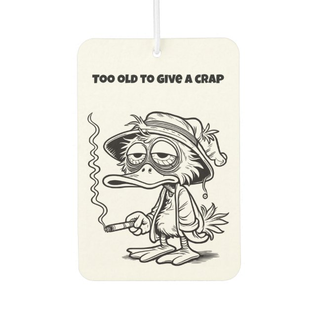 Grumpy Old Man Air Freshener (Front)