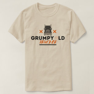 Grumpy Old Trucker - Trucker big rig tee