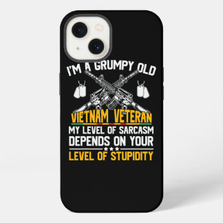 Grumpy Old Vietnam Veteran Sarcastic Grandpa Funny iPhone 13 Case